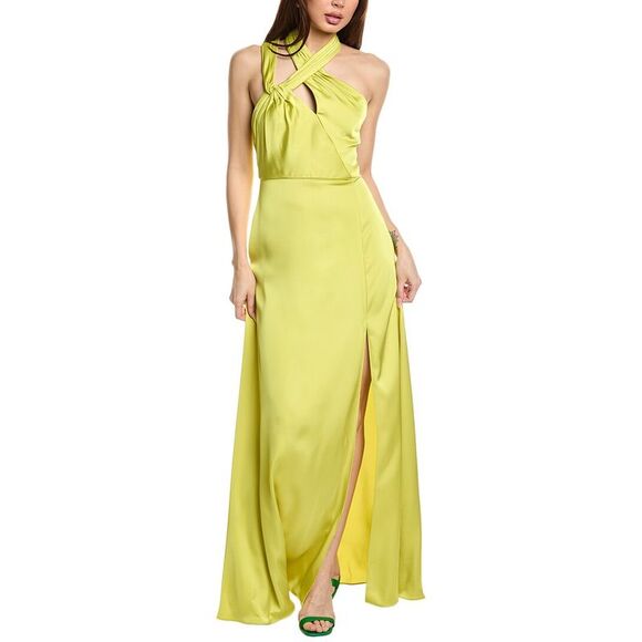 AMUR Dresses & Skirts - Amur Womens  Allen Strappy Gown, Green